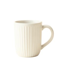 Alder Bend Ceramic Mug - White