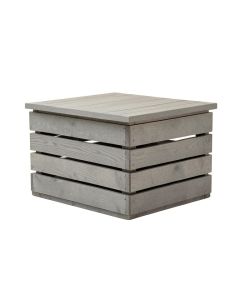 Maple Bend Closed Outdoor Storage Box - Gray