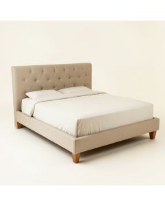 Sanctuary Tufted Standard Bed (synthetic illustration; no displayed measurements)