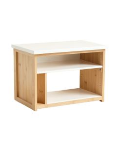 Ridge Arc Empty Countertop Canister Rack - White