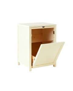 Reed Bridge Freestanding Pull-Out Hamper Cabinet - Ivory (synthetic illustration; no displayed measurements)