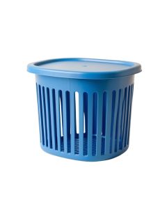 Oak Bluff Laundry Hamper - Blue