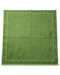Ridge Arc Rectangular Area Rug - Green