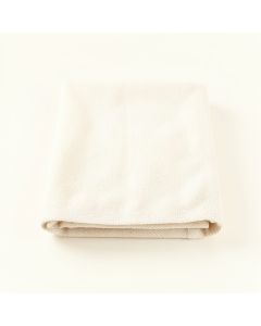 Slate Crest Bath Towel - Ivory (synthetic illustration; no displayed measurements)