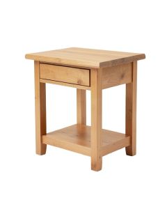 Copple Solid Wood 1 Drawer End Table (synthetic illustration; no displayed measurements)