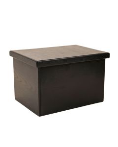 Wren Crest Closed Outdoor Storage Box - Black