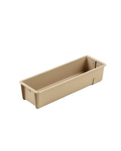 Rowan Arc Empty Railing Planter With Integral Brackets - Beige (synthetic illustration; no displayed measurements)