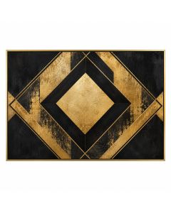 Gold Diamond Graphic Art