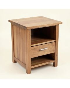 Kabamba Solid Wood End Table With Storage (synthetic illustration; no displayed measurements)