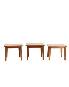Lambalot Wood 3 Piece Coffee Table Set (synthetic illustration; no displayed measurements)