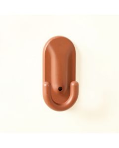 Glen Bridge Wall-Mounted Robe Hook - Terracotta (synthetic illustration; no displayed measurements)