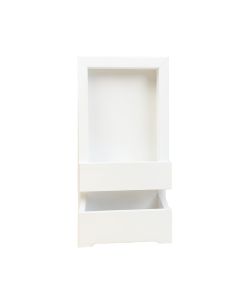 Moss Bluff Empty Vertical Garden Frame - White