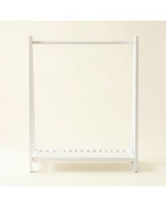 Field Bluff Empty Garment Rack - White (synthetic illustration; no displayed measurements)