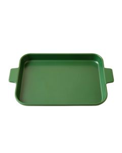 Dawn Branch Serving Tray - Green (synthetic illustration; no displayed measurements)