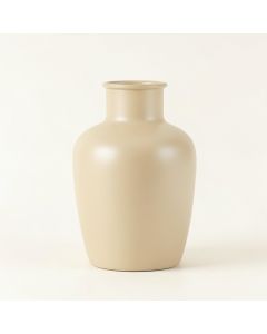 Moss Branch Empty Decorative Vase - Beige (synthetic illustration; no displayed measurements)