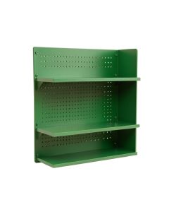 Pine Crest Empty Wall-Mounted Tool Organizer Panel - Green (synthetic illustration; no displayed measurements)