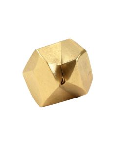 Geometric Brass 3 1/2 '' Center To Center Bar Pull (synthetic illustration; no displayed measurements)