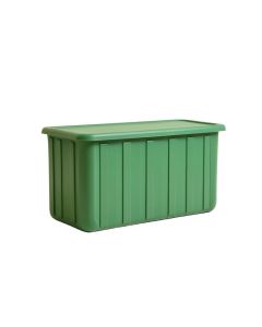Sage Crest Narrow Outdoor Storage Bench - Green