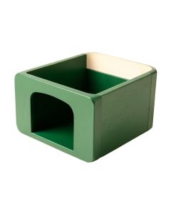 Fern Bluff Empty Furniture-Style Litter Enclosure - Green (synthetic illustration; no displayed measurements)