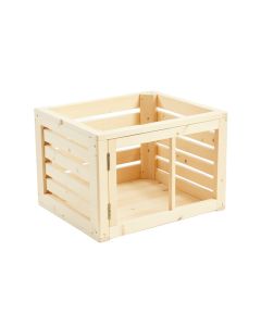 Olive Crossing Empty Furniture-Style Pet Crate - Ivory (synthetic illustration; no displayed measurements)