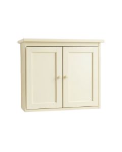 Flint Bluff Wall-Mounted Entry Cabinet - Cream (synthetic illustration; no displayed measurements)