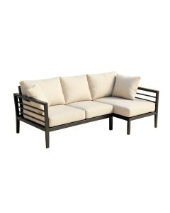 Catalina Outdoor Right Arm Sectional Piece With Cushions (synthetic illustration; no displayed measurements)
