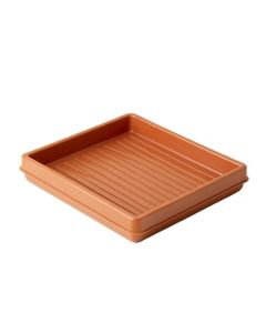 Juniper Brook Empty Under-Desk Cable Tray - Terracotta (synthetic illustration; no displayed measurements)