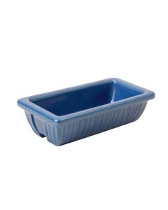Oak Brook Empty Railing Planter With Integral Brackets - Blue (synthetic illustration; no displayed measurements)