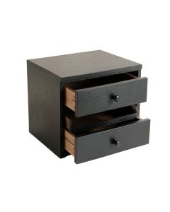 River Branch Small-Parts Storage Drawer Cabinet - Black (synthetic illustration; no displayed measurements)