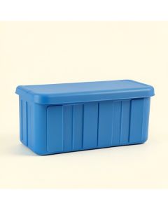 Briar Branch Narrow Outdoor Storage Bench - Blue (synthetic illustration; no displayed measurements)