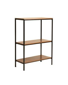 Clemons 70.8 '' H X 48 '' W Steel Etagere Bookcase (synthetic illustration; no displayed measurements)