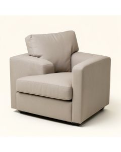 28.5 '' Wide Down Cushion Armchair (synthetic illustration; no displayed measurements)