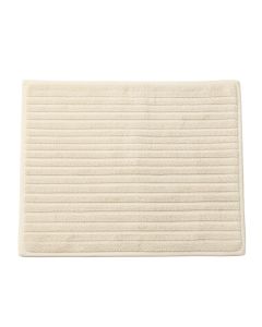 Stone Crest Bath Mat - Ivory (synthetic illustration; no displayed measurements)