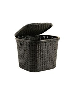 Sage Branch Laundry Hamper - Black