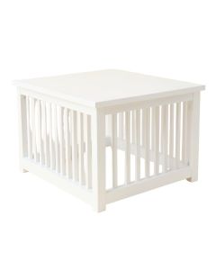 Rowan Canyon Empty Furniture-Style Pet Crate - White