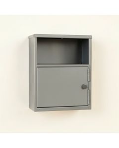 Fern Branch Wall-Mounted Entry Cabinet - Gray (synthetic illustration; no displayed measurements)