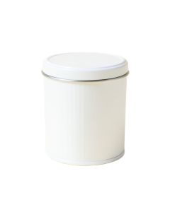 Reed Bluff Storage Canister With Lid - White