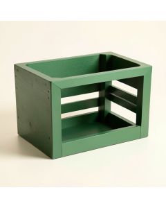 Spruce Edge Empty Furniture-Style Pet Crate - Green (synthetic illustration; no displayed measurements)