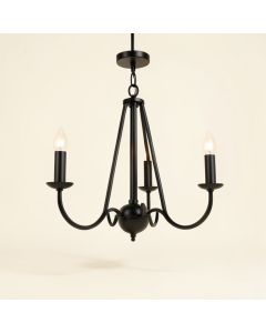 Gusman 5 - Light Candle Style Wagon Wheel Chandelier (synthetic illustration; no displayed measurements)
