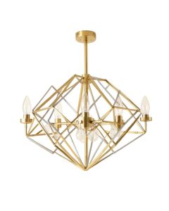 Avoca Shaded Geometric Chandelier