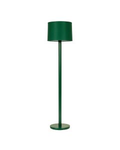 Elm Canyon Floor Lamp With A Plain Fabric Shade - Green (synthetic illustration; no displayed measurements)