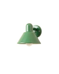 Elm Canyon Wall Sconce Mounted On A Plain Wall - Green (synthetic illustration; no displayed measurements)