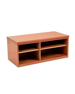 Oak Branch Shoe Storage Bench - Terracotta