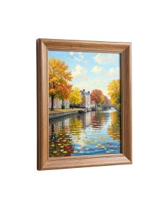 Autumn On The Seine At Argenteuil By Claude Monet - Picture Frame Painting Print On Canvas