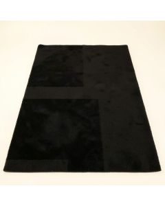 Briar Crest Rectangular Area Rug - Black (synthetic illustration; no displayed measurements)