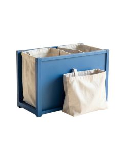 Dune Brook Laundry Sorting Station With Plain Removable Bags - Blue (synthetic illustration; no displayed measurements)