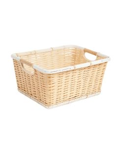 Rowan Canyon Empty Storage Basket - White
