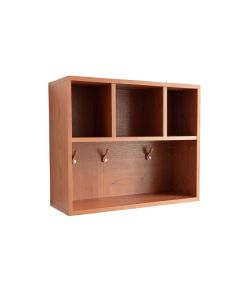 Olive Bluff Wall-Mounted Entryway Organizer Shelf - Terracotta