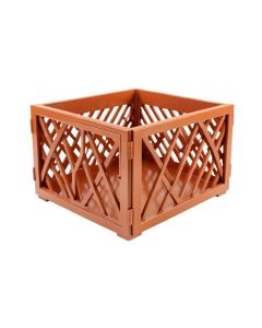 Olive Bend Empty Furniture-Style Pet Crate - Terracotta