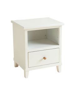 Spruce Edge Nightstand - White